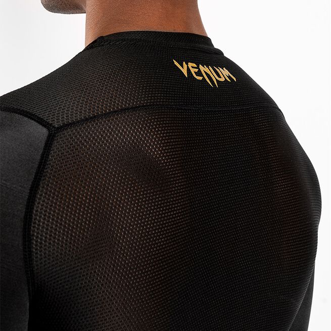 Venum G-Fit Rashguard, Long Sleeves, Black/Gold