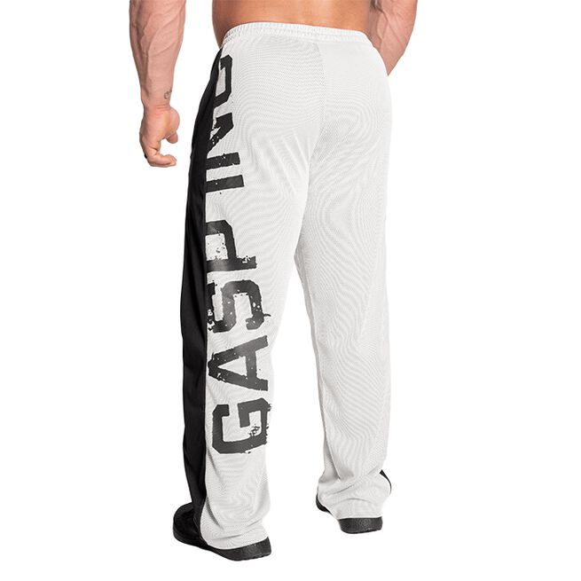 GASP No 1 Mesh Pant White Grey