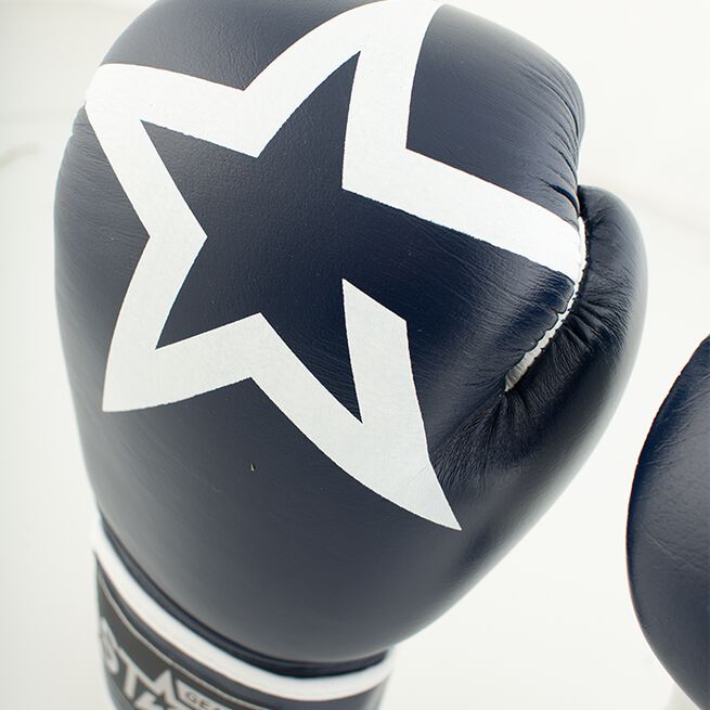 Star Gear Leather Boxing Glove, Patriot Blue, 16 oz 