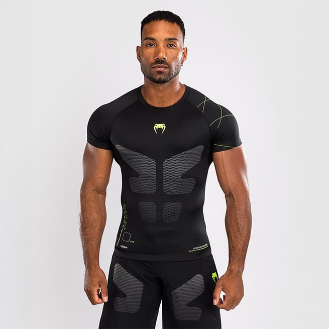 Training Camp 4.0 Rashguard Kortermet Svart Grønn