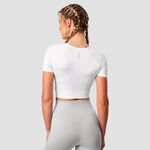 ICANIWILL Define Seamless Cropped T-shirt White