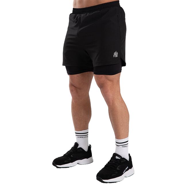 Cortez 2-In-1 Shorts, Black