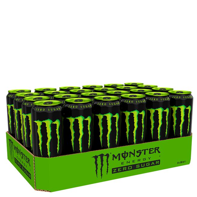 24 x Monster Energidrikk 50 cl Green Zero Sugar