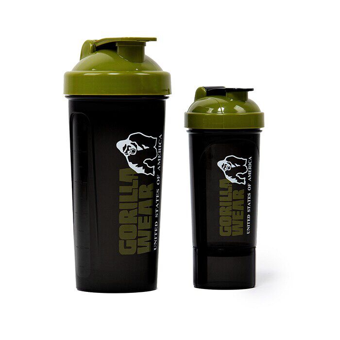 Shaker XXL Svart/Gr&oslash;nn 1000 ml