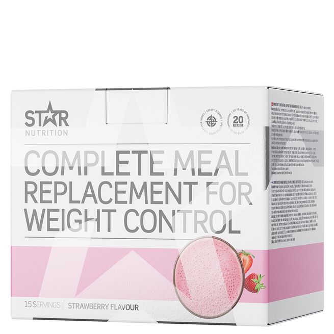Complete Meal Måltidserstatning Vektkontroll 15 porsjoner Jordgubb