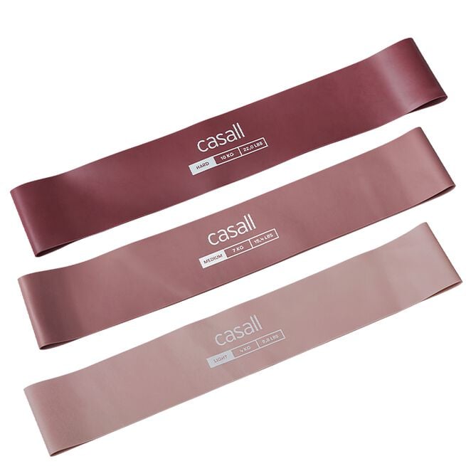 Gummibånd 3-pack Rosa