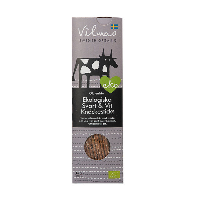 Knäckesticks EKO 120 g Svart & Vit