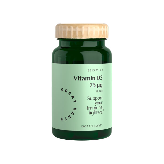 Vitamin D3 Vegan 60 kapsler