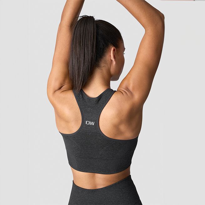 Soft Seamless Sports-BH Grå