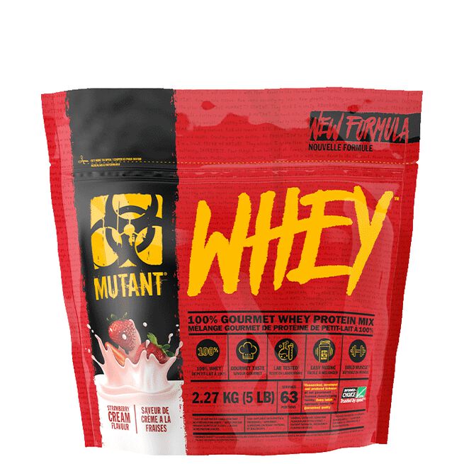 Mutant Whey, 2,27 kg, Xtreme Strawberry Cream 