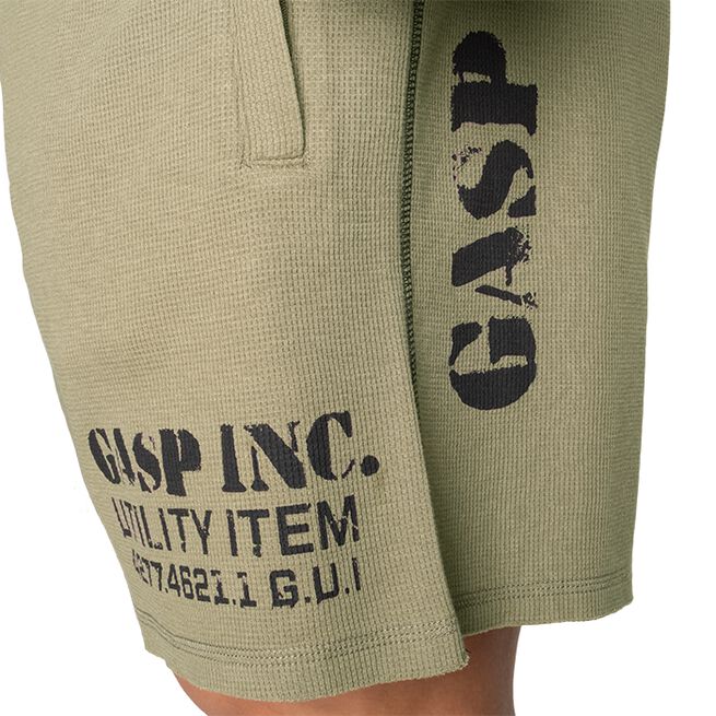 Thermal Shorts 6", Washed Green