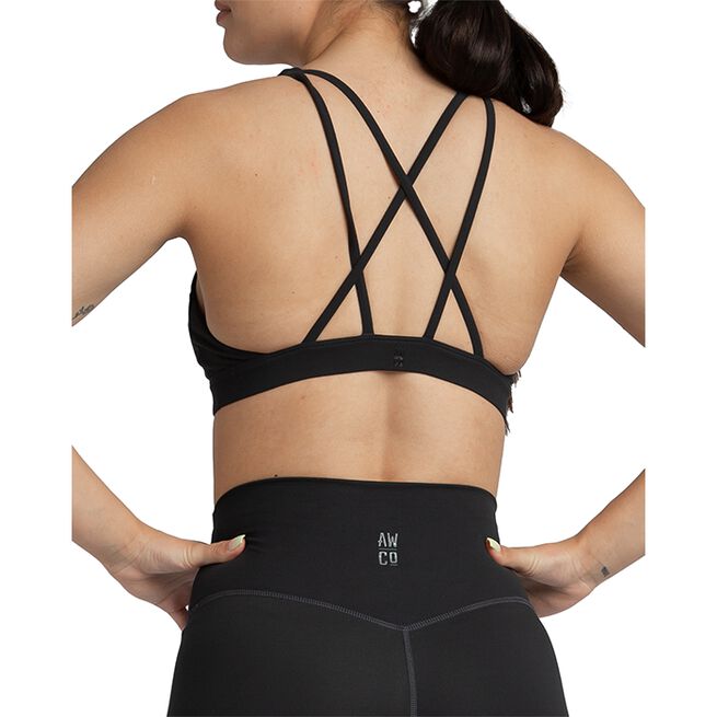 AWCO Core Sports Bra 2.0, Dusty Black