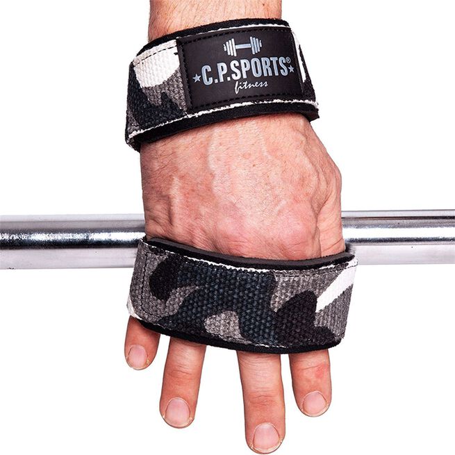 CP sports Figure 8 Straps - Lifting Loops, White Camo, One Size
