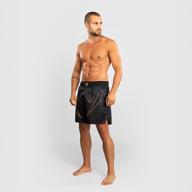 Serpenti Fightshorts Svart Sølv Gull