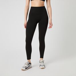 Studio Seamless Ribbed Tights, Black Beauty, XS  Seamless Ribbed Bukser Svart