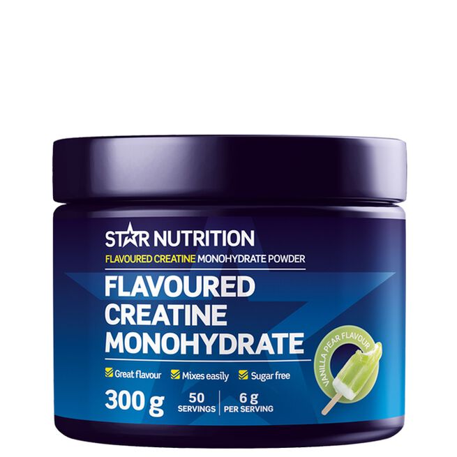 Smaksatt Kreatin Monohydrat 300 g Vanilla/Pear