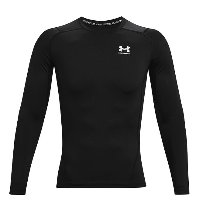 UA HG Armour Comp LS, Black