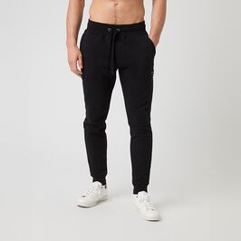 Centre Tapered Sweatpants, Black Beauty, L  Tapered Sweatpants Bukser Svart