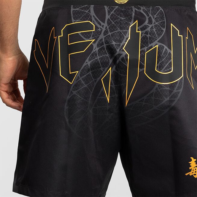 Serpenti Fightshorts Svart Sølv Gull