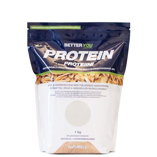 Erte- og havreprotein 1 kg Naturell Smaklös