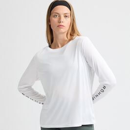 Röhnisch Team Logo Long Sleeve, White Team Logo Langermet Hvit