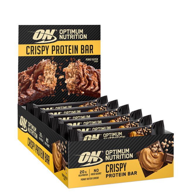 10 x Crispy Protein Bar 65 g Peanut Butter