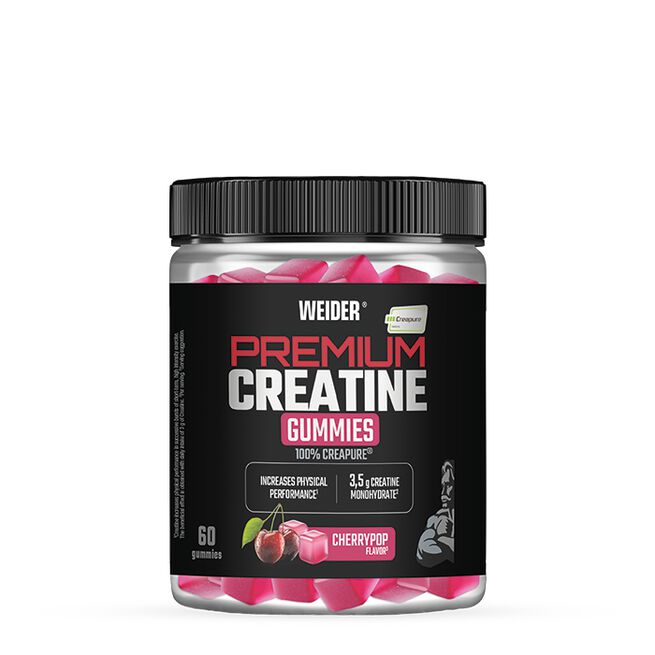 Premium PureCreatine gummie 60 gummies Cherrypop