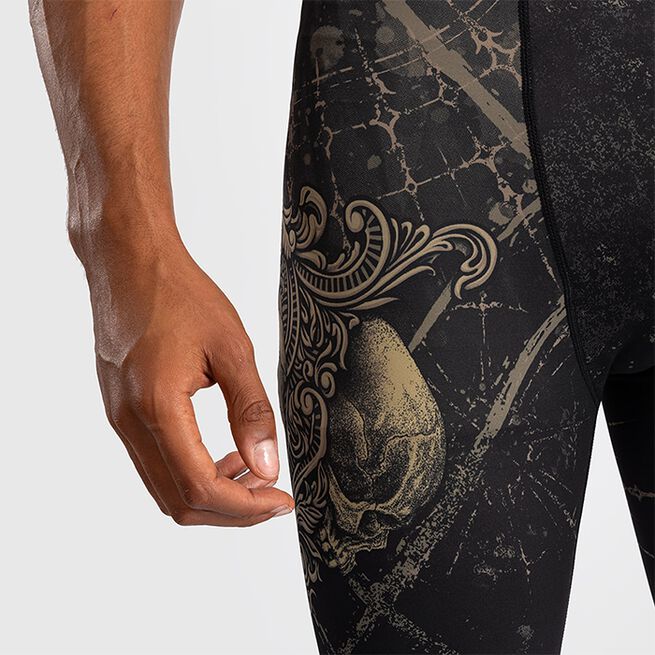 Santa Muerte 5.0 Vale Tudo Shorts Svart Gull