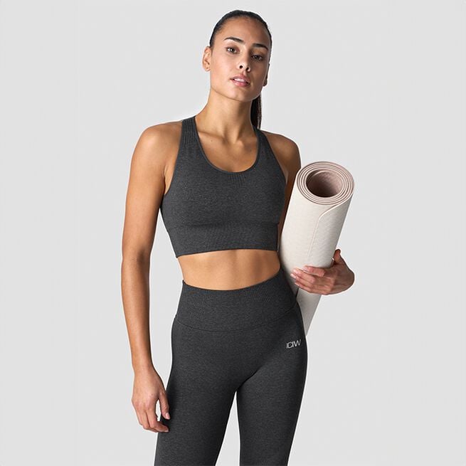 Soft Seamless Sports-BH Grå
