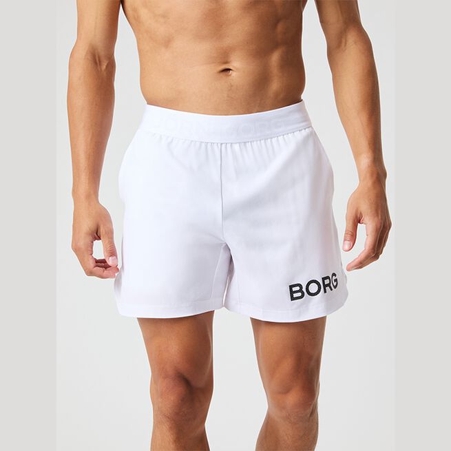 Borg Short Shorts Hvit