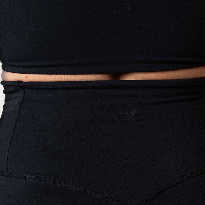 Clean Treningstights Flared Petite Svart