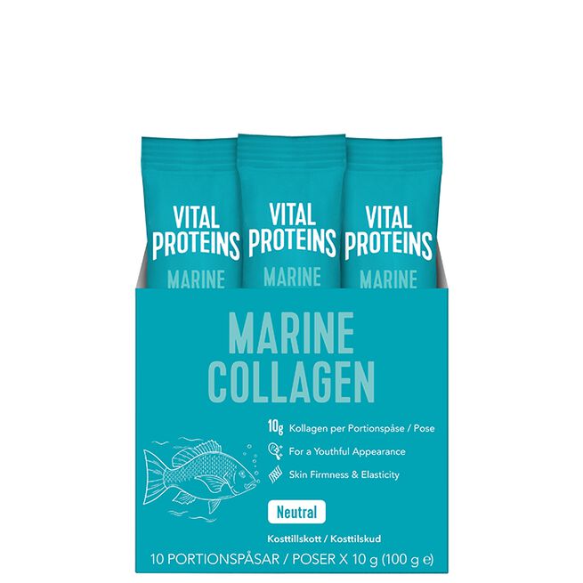 10 x Marint Kollagen Porsjonsposer 10 g