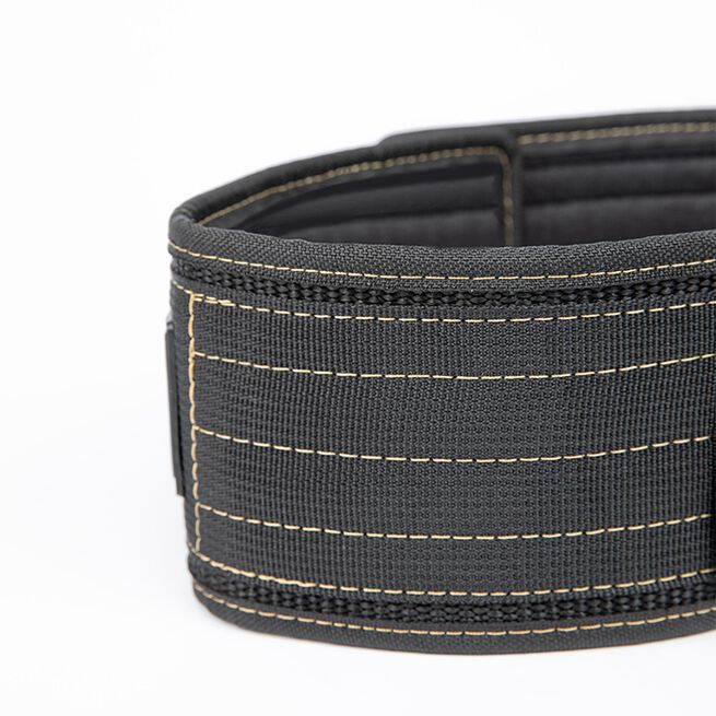 4 Inch Løftebelte Nylon Svart/Gull