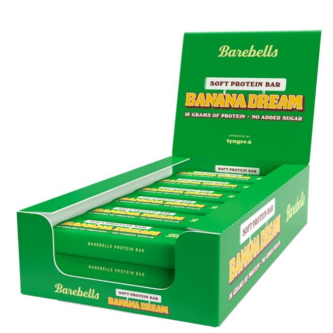 12 x Barebells Soft Bar 55 g Banana Dream