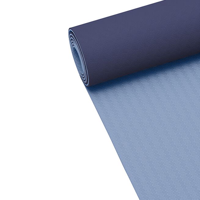 Yogamatte 4 mm Lilla Blå