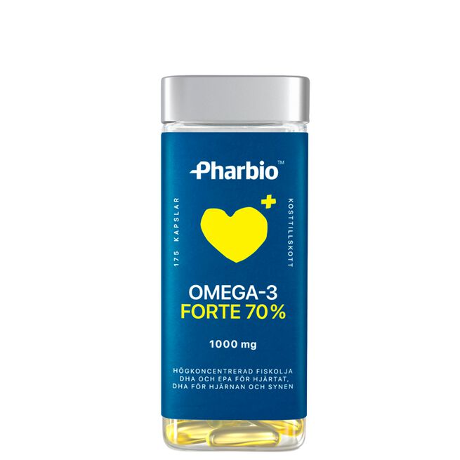 Pharbio Omega-3 Forte, 175 kapslar