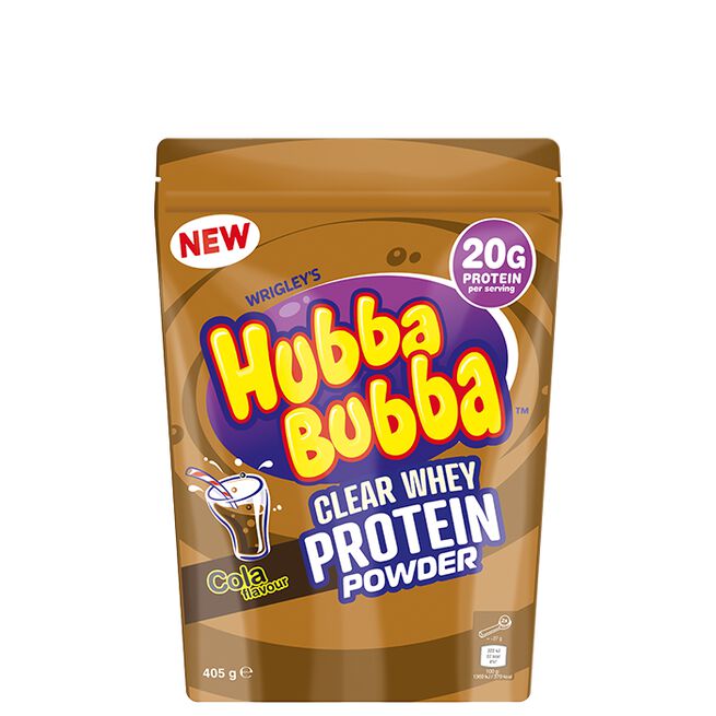 Hubba Bubba Clear Whey Myseprotein 405 g Cola