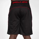 Mercury Mesh Shorts, Black/Red, L/XL 