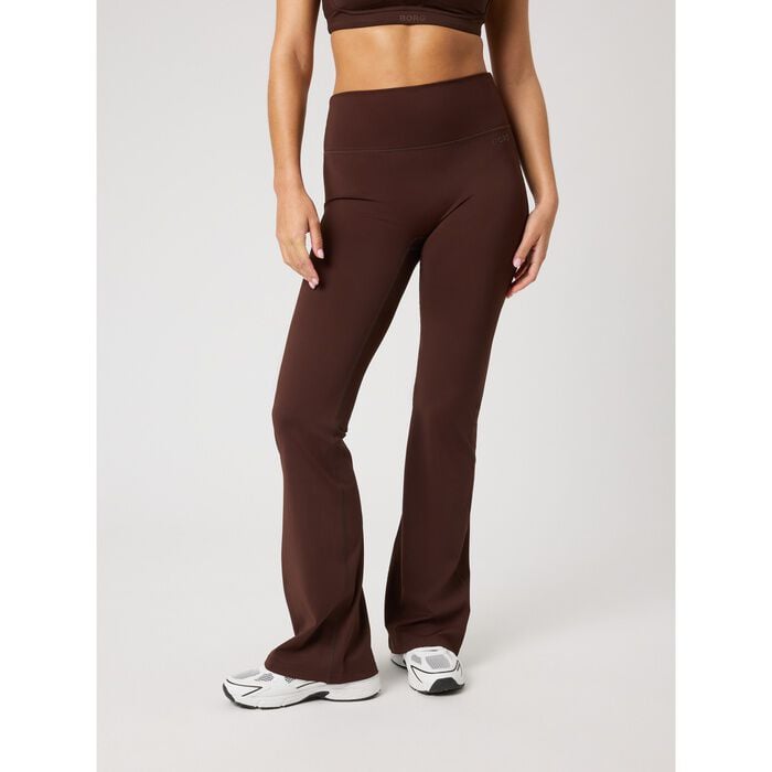 Borg Flare Tights Brun
