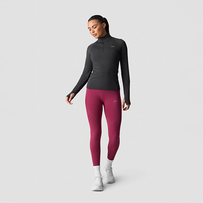 Everyday Langermet 1/4 Zip Genser Mørk Grå