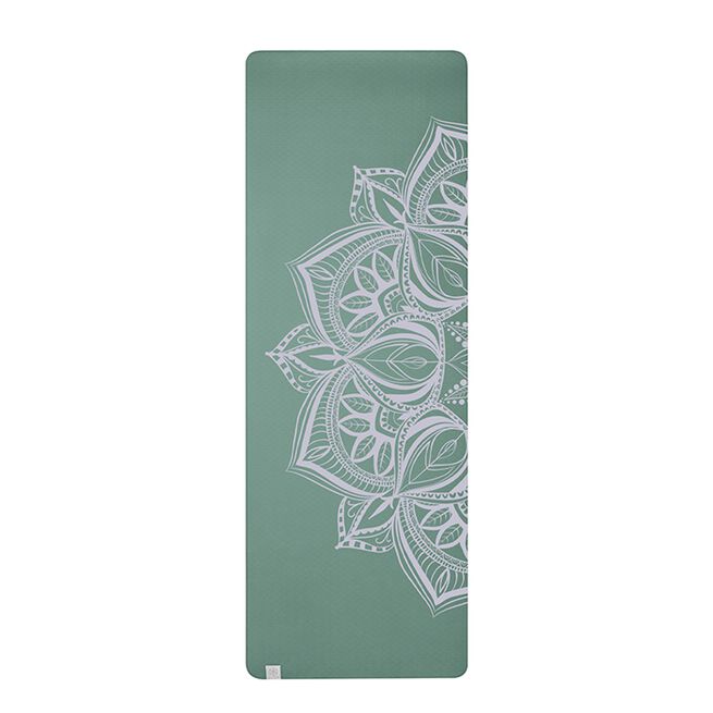 Mandala Point Yogamatte 6 mm Grønn