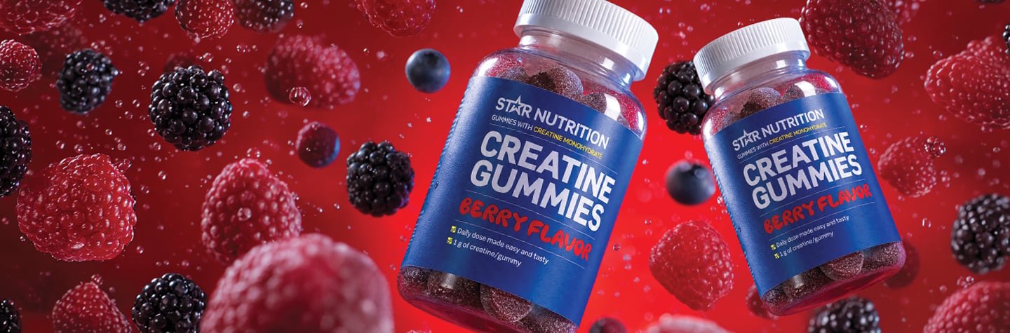 Nyhet: Creatine gummies - Berry smak
