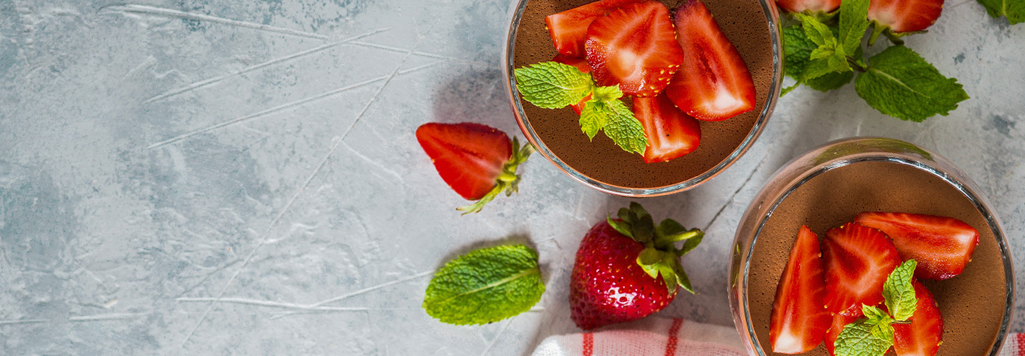 Sunn proteinrik sjokoladepudding Sunn proteinrik sjokoladepudding