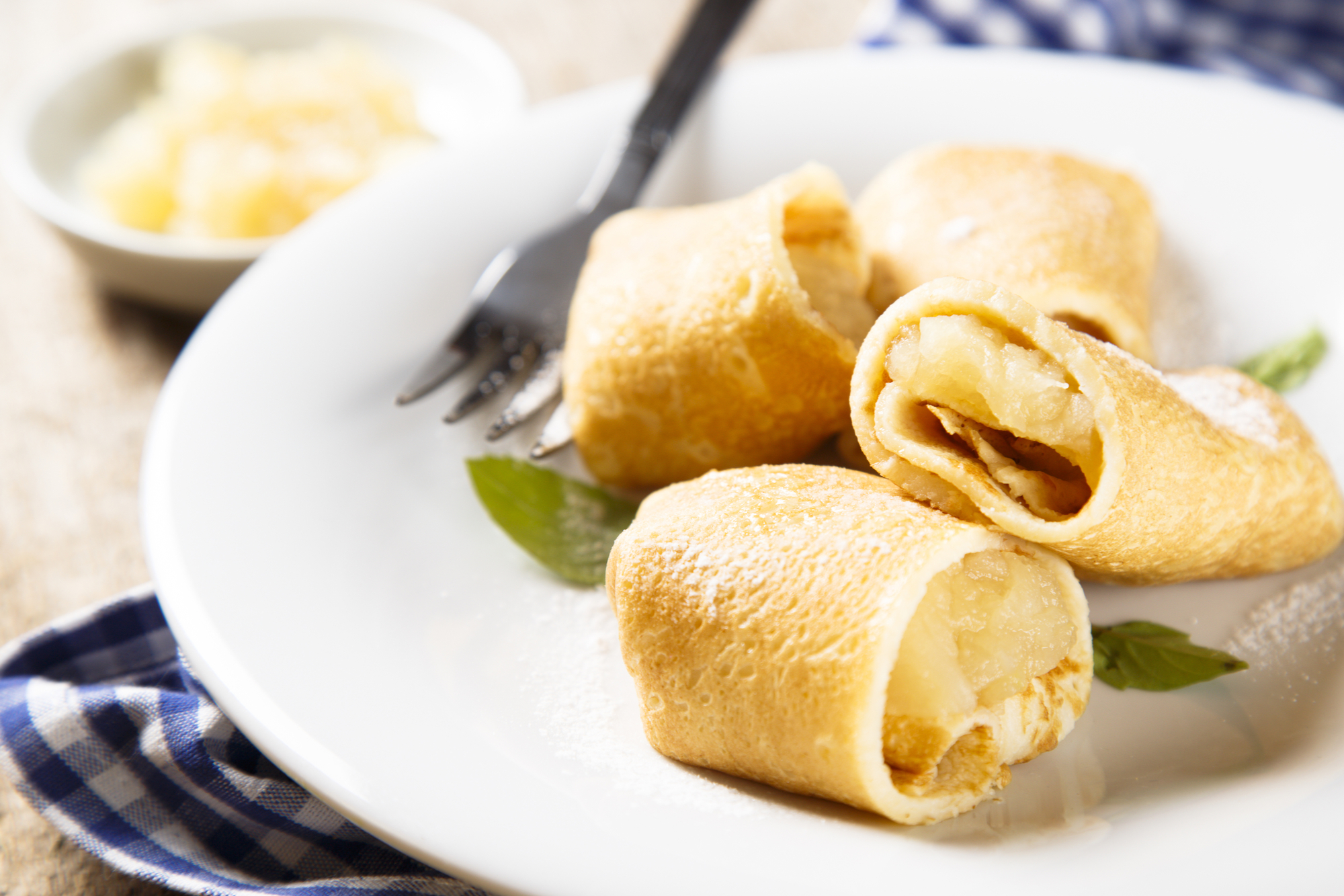 Proteincrêpes med stekt pære & chèvre
Proteincrêpes med stekt pære & chèvre