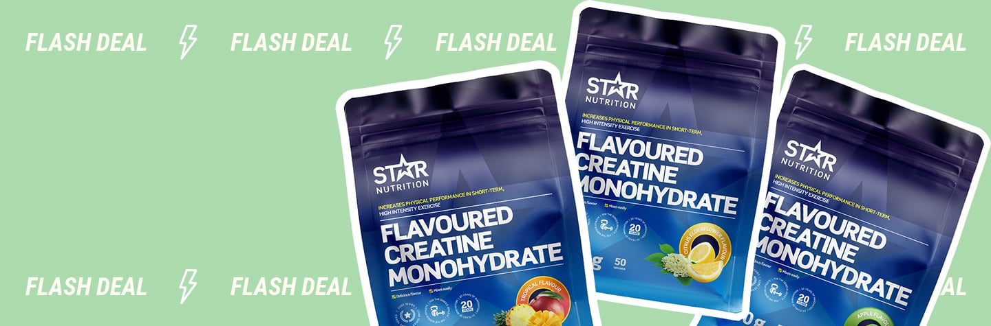 FLASH DEAL: FLAVOURED CREATINE 300G - 149KR
