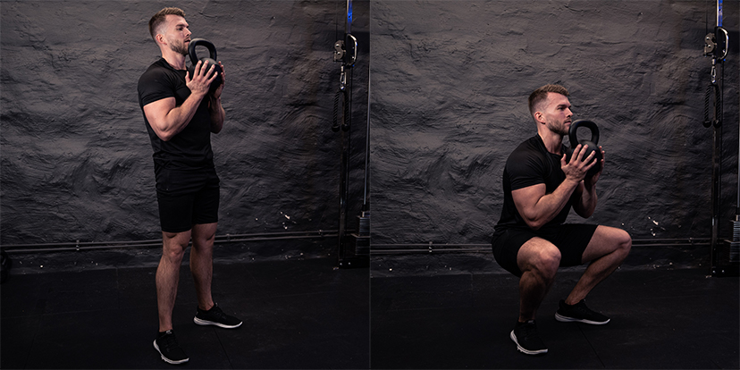 øvelse 4 goblet squat