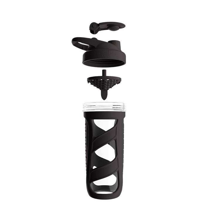 Reforce Glass Shaker Svart 700 ml