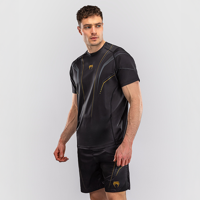 Venum Streamline Dry Tech T-skjorte Svart Gull