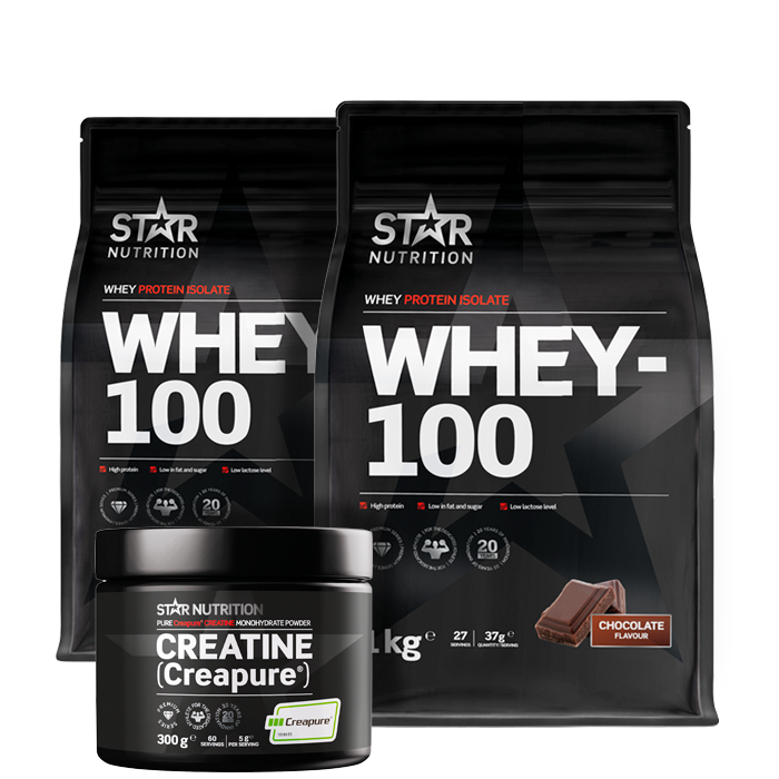 Bilde av 2 X Whey-100 + Creatine Creapure