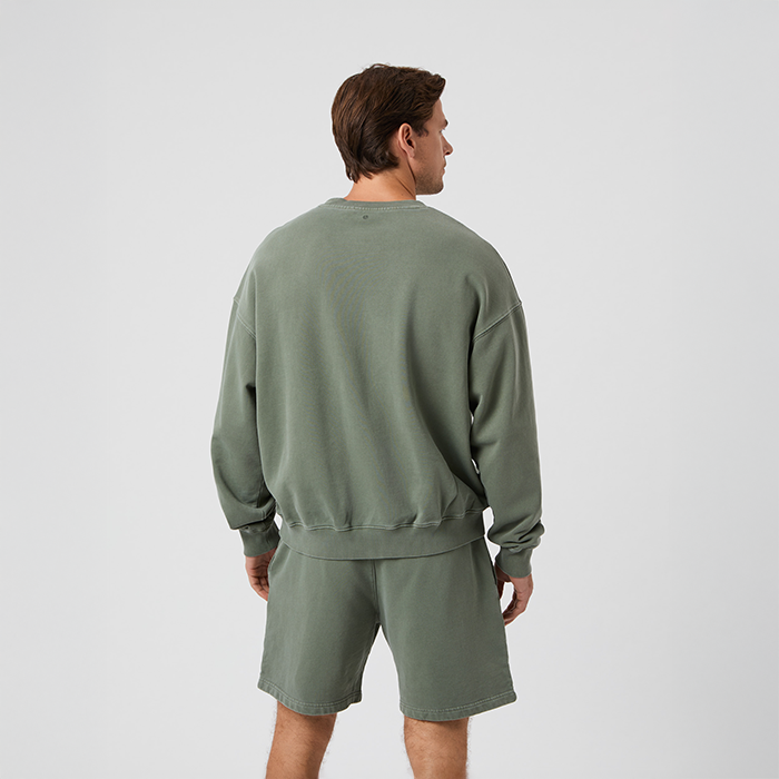 Oversized Sweatshirt Gr&oslash;nn